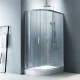Душевой уголок Am.Pm Like Solo Slide 120 x 80 см, профиль матовый хром, стекло прозрачное, W83G-302U120CT64