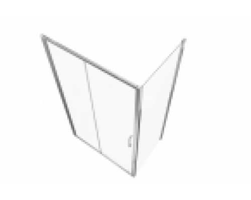 Душевой уголок Bravat Blackline BS120.3101A 120 x 80 x 200 см прямоугольный, алюминий полированный