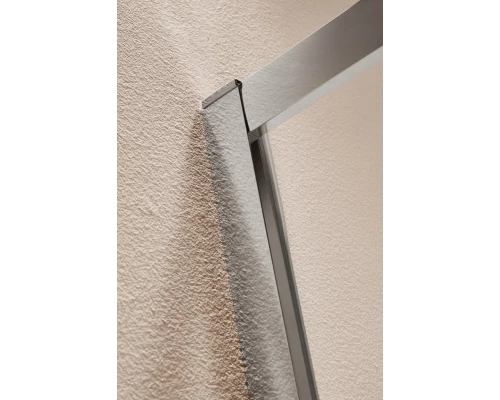 Душевой уголок Cezares 120 х 100 см, профиль хром, стекло прозрачное, ECO-O-RH-2-120/100-C-Cr