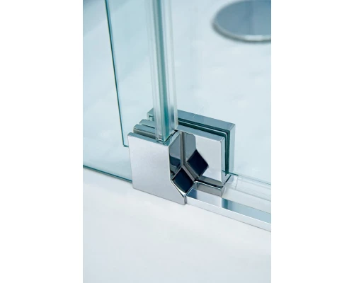 Душевой уголок Cezares Slider SLIDER-AH-1-90-70/80-C-Cr, 90 x 70/80 x 195 см, стекло прозрачное, профиль хром