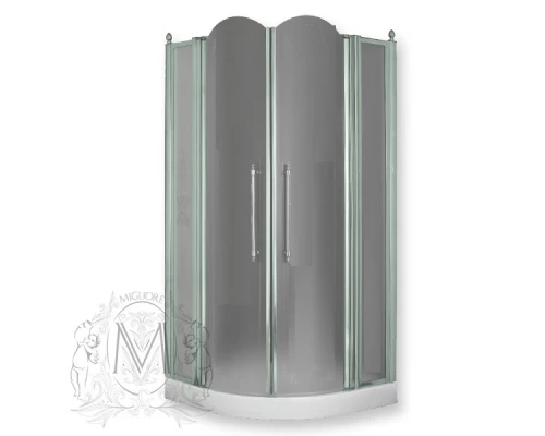 Душевой уголок Migliore Diadema 90 х 90 х 185 см, стекло матовое, 22678