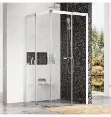 Душевой уголок Ravak Matrix MSRV4 100х100, профиль белый, витраж транспарент, 1WVAA100Z1