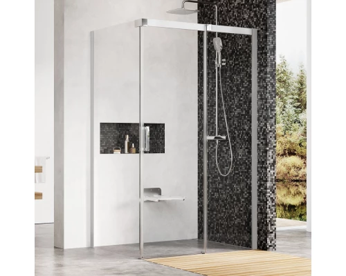 Душевой уголок Ravak Matrix MSDPS 120х80, левый/правый, профиль сатин, витраж транспарент, 0WLG4U00Z1/0WPG4U00Z1