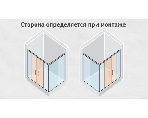 Душевой уголок Vegas Glass Z2P+ZPV 190*90, прямоугольный, 190*90*190 см