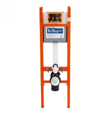 Инсталляция BelBagno для подвесного унитаза, со смывным бачком скрытого монтажа, крепление к стене в комплекте, BB004-40 EXPERT