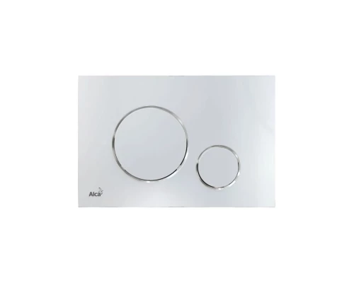 Клавиша смыва AlcaPlast Thin, хром глянцевый, M67X