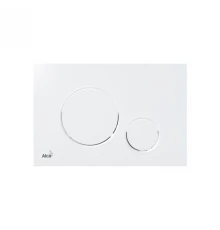 Клавиша смыва AlcaPlast Thin, белый, M670