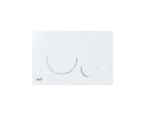 Клавиша смыва AlcaPlast Thin, белый, M670