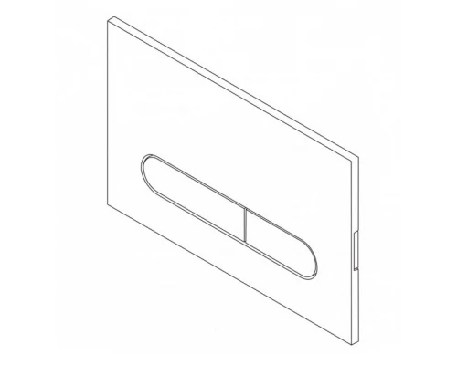 Кнопка смыва BelBagno Prospero BB007-PR-NERO.M, черный матовый Tocco Morbido