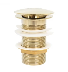 Донный клапан BelBagno, без перелива, золото, BB-SC-ORO