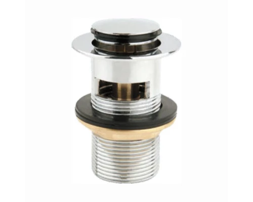 Донный клапан BelBagno, с переливом, хром, BB-PCU-06-CRM