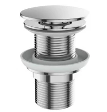 Донный клапан BelBagno, без перелива, хром, BB-SC-CRM