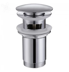 Донный клапан Abber, с переливом, цвет хром, AF0010