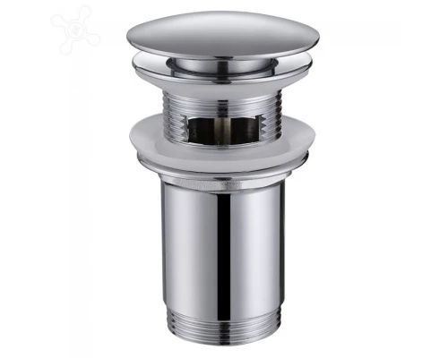 Донный клапан Abber, с переливом, цвет хром, AF0010