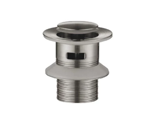 Донный клапан BelBagno, с переливом, сатин, BB-PCU-01-IN
