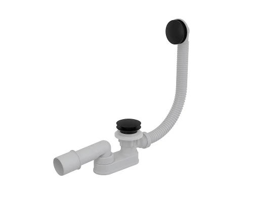 Слив-перелив AlcaPlast click/clak, длина 100 см, черный матовый, A507BLACK-100