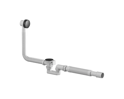 Слив-перелив Am.Pm полуавтомат, черный матовый, W90A-000-OflB