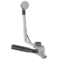 150.520.21.6 Слив-перелив Geberit, d52, длина 26 см, с декоративным комплектом: Глянцевый хром