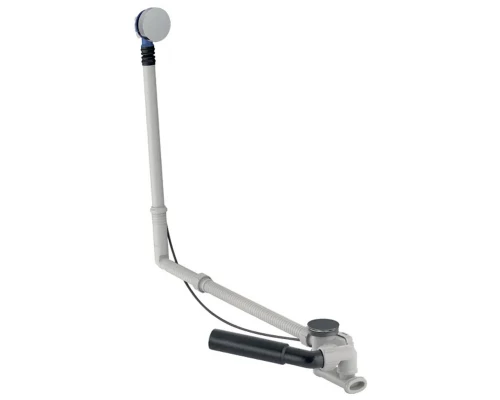 150.525.21.6 Слив-перелив Geberit, d52, длина 73 см, с декоративным комплектом: Глянцевый хром