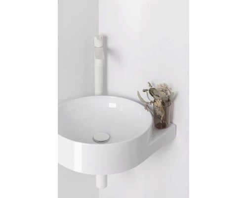 Донный клапан Ravak, для раковины без перелива, белый матовый, X01799