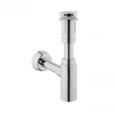 Сифон Vitra Syphon с донным клапаном для раковины, хром, A45154 Сифон Vitra Syphon с донным клапаном для раковины, хром, A45154
