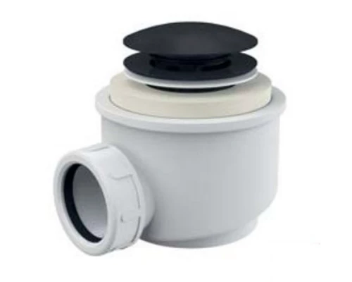 Сифон для душевого поддонa click/clack Alcaplast A465BLACK d50, черный-мат
