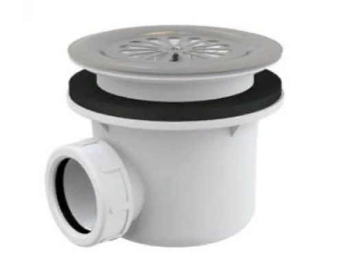 Сифон для душевого поддона Alcaplast A48 d90, с нержавеющей peшeткой