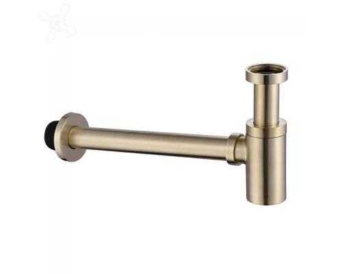 Сифон для раковины, цвет золото матовое, AF0030G