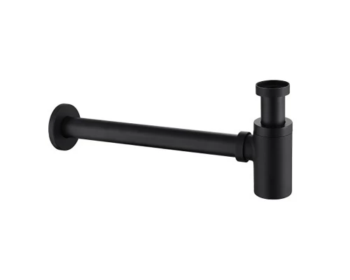 Сифон для раковины, цвет черный матовый, AF0030B
