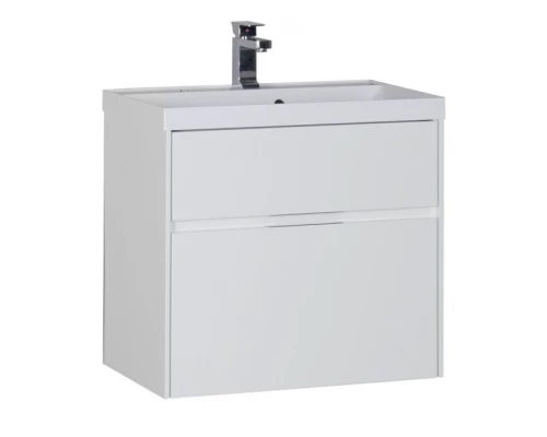 Тумба под раковину Aquanet Латина 60 (2 ящика) 00179934, цвет фасада белый