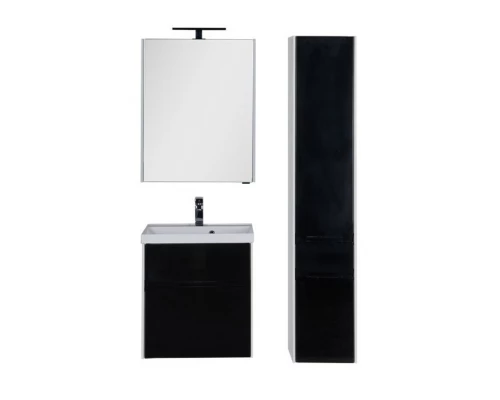 Тумба под раковину Aquanet Латина 60 (2 ящика) 00179934, цвет фасада белый