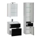Тумба под раковину Aquanet Латина 60 (2 ящика) 00179934, цвет фасада белый