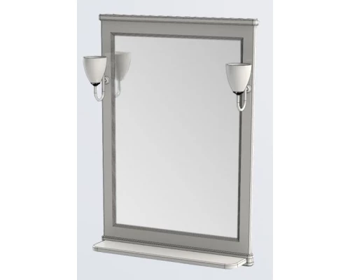 Зеркало Aquanet Валенса 70 00180150, цвет белый матовый