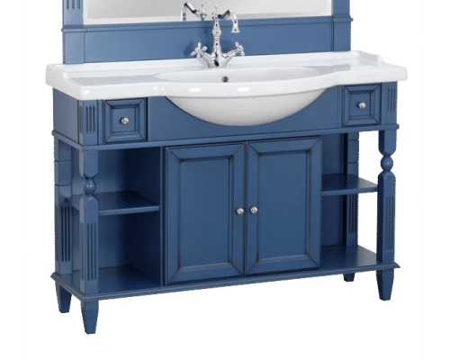 Тумба под раковину Migliore Kantri 26728, 120 см, цвет Blue Patinato