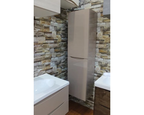 Шкаф-пенал подвесной BelBagno FLY-MARINO-1500-2A-SC-BL-P-R, 40 х 30 х 150 см, Bianco Lucido/белый глянец, правосторонний