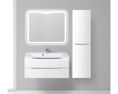 Шкаф-пенал подвесной BelBagno FLY-MARINO-1500-2A-SC-BL-P-R, 40 х 30 х 150 см, Bianco Lucido/белый глянец, правосторонний