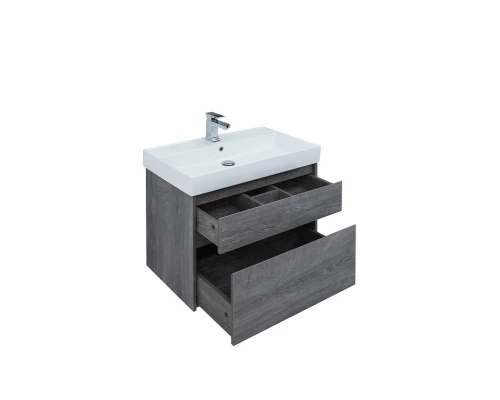 Тумба под раковину Aquanet Nova Lite 75, 2 ящика, дуб рошелье (242273)