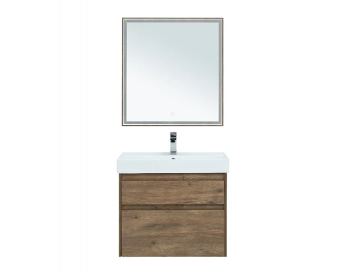 Тумба под раковину Aquanet Nova Lite 75, 2 ящика, дуб рустикальный (249515)