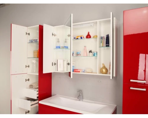 Тумба под раковину Акватон МАДРИД 120 М c 1 ящиком, 1A168701MA010, белый