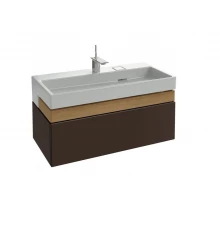 Тумба под раковину Jacob Delafon Terrace 100 см, EB1187-N23, подвесная, цвет - коричневый лак