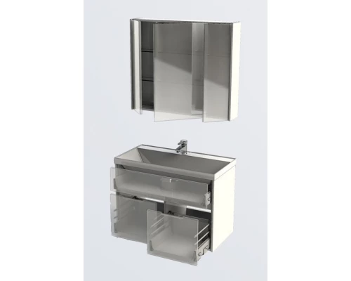 Тумба под раковину Aquanet Латина 90 00179932, цвет фасада бордо