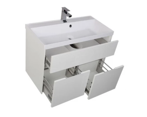 Тумба под раковину Aquanet Латина 90 00179932, цвет фасада бордо