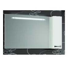 Зеркало Акватон Диор 120 (1A110702DR01R) правостороннее, белое