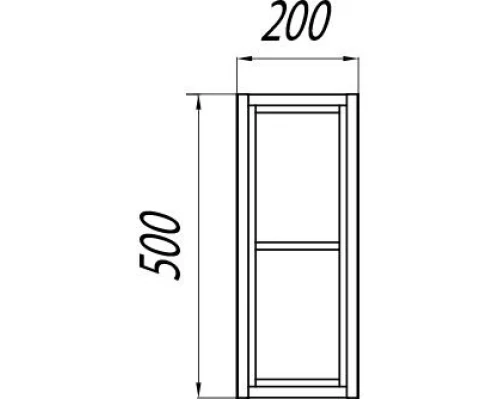 Модуль подвесной Акватон Брук 20, 1A201101BCDF0 открытый, дуб феррара