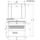Тумба под раковину Aquanet Алвита 100 235341, цвет белый