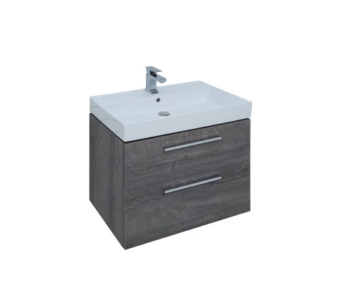 Тумба под раковину Aquanet Nova Lite 75, 2 ящика, дуб рошелье (242260)