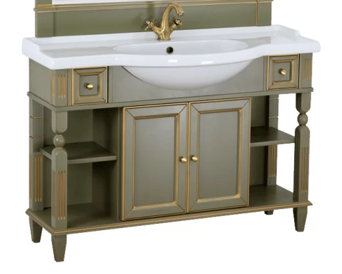 Тумба под раковину Migliore Kantri 26675, 120 см, цвет Oliva