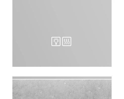 Зеркало BelBagno 90 x 60 см со встроенным светильником, сенсорным выключателем и подогревом, SPC-GRT-900-600-LED-TCH-WARM