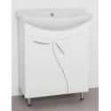Тумба под раковину Style Line Амелия 65 ЛС-00000009, 65 см, напольная, белая