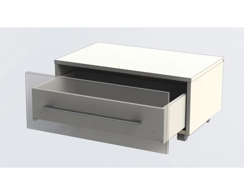 Тумба Aquanet Нота 58 подкатная 00170731, цвет черный